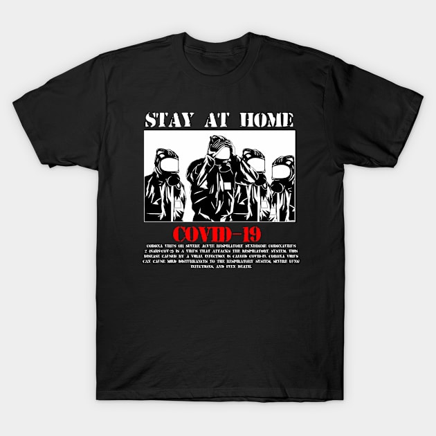 Stay at home T-Shirt by HoulmeshitStd